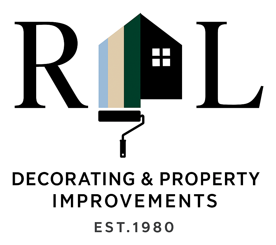 r l decorating & property improvements logo upscaled transparent margin 0pct